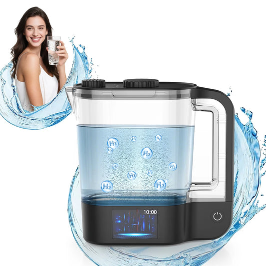 Portable 64oz Hydrogen Water Ionizer Pitcher Generator Machine
