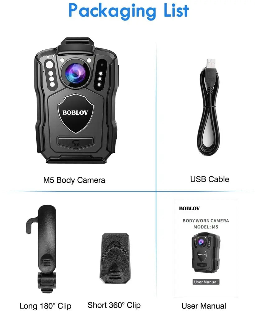 Mini Body Camera 1440P HD 170° Wide-Angle