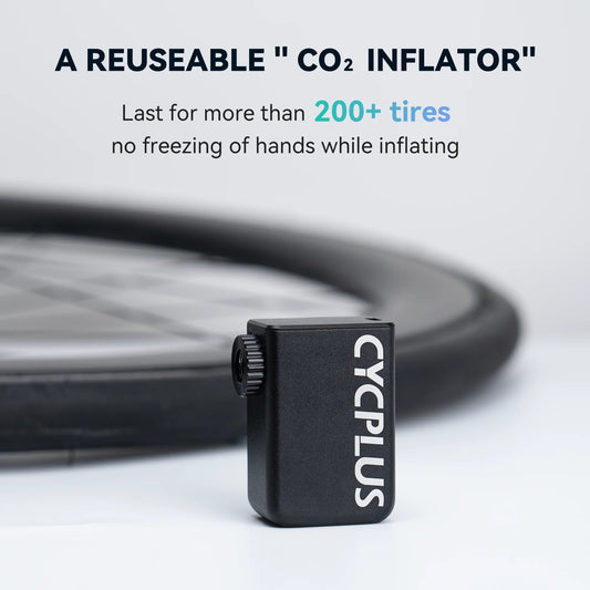 Rechargeable Smart Air Inflator for Road and MTB Black