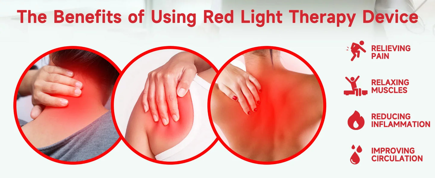 Wearable Red Infrared Therapy Pad Dual Chip Pain Relief