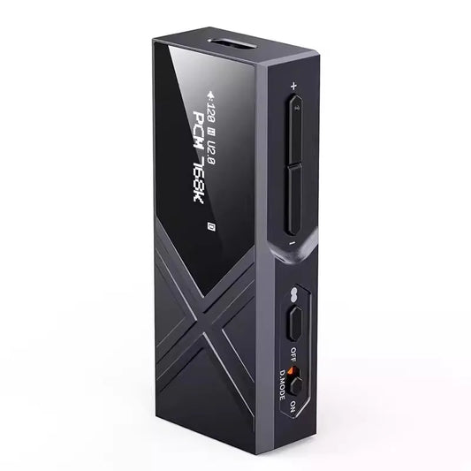 High Resolution Portable USB DAC Decoder with Balanced Output Black