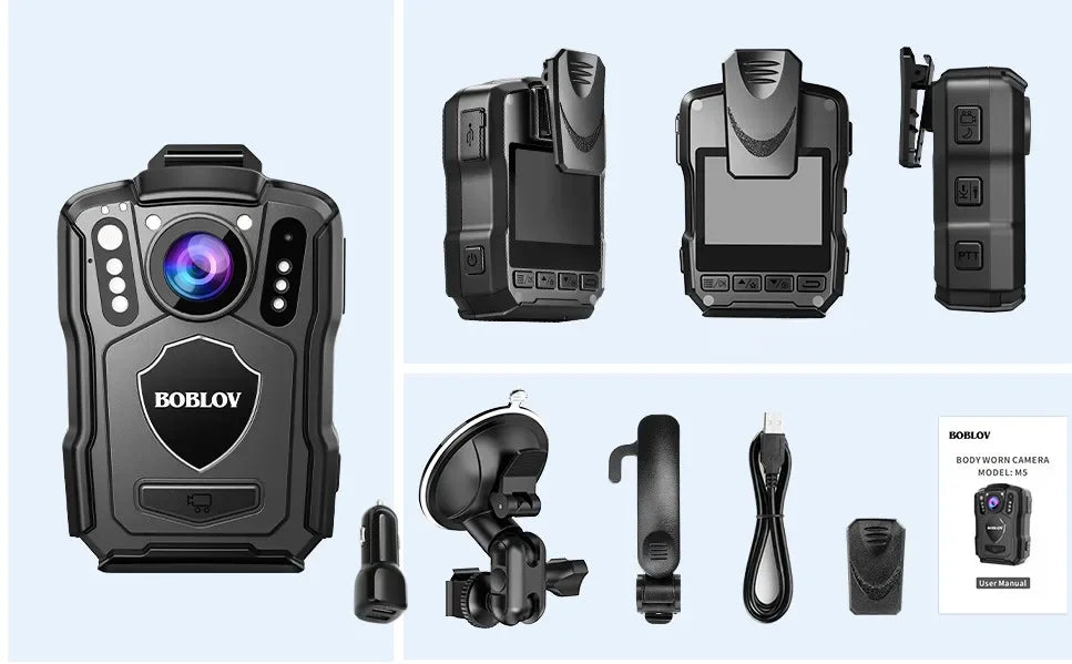 Portable 128GB Body Cam with Night Vision Recording