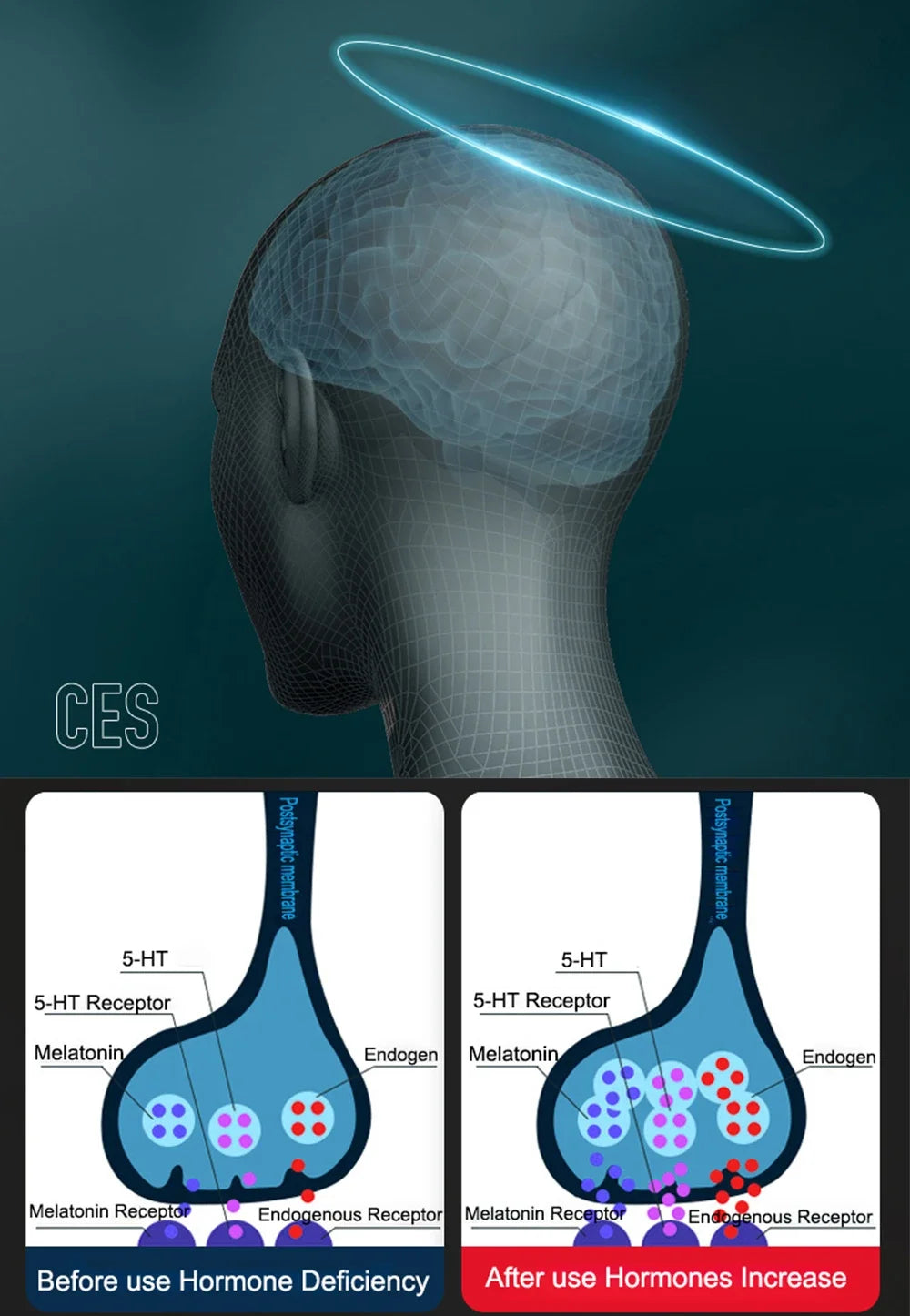 Vagus Nerve Ear Clip Sleep Aid with Relaxing Pulse Therapy