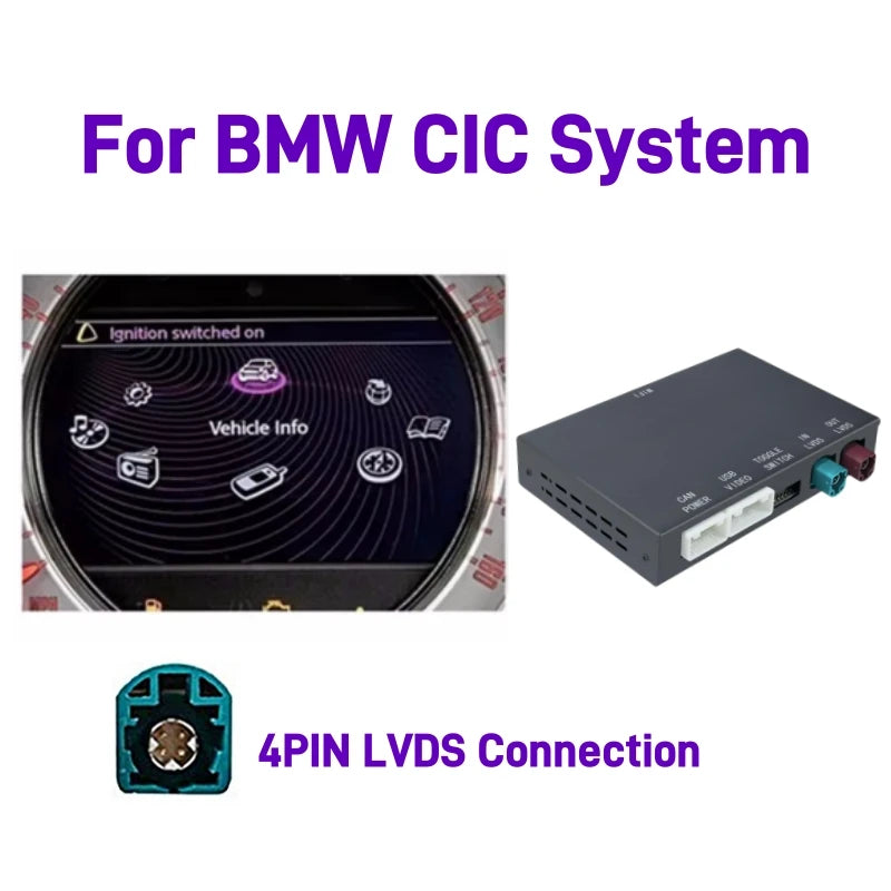 BMW CIC System Wireless CarPlay Android Auto Upgrade