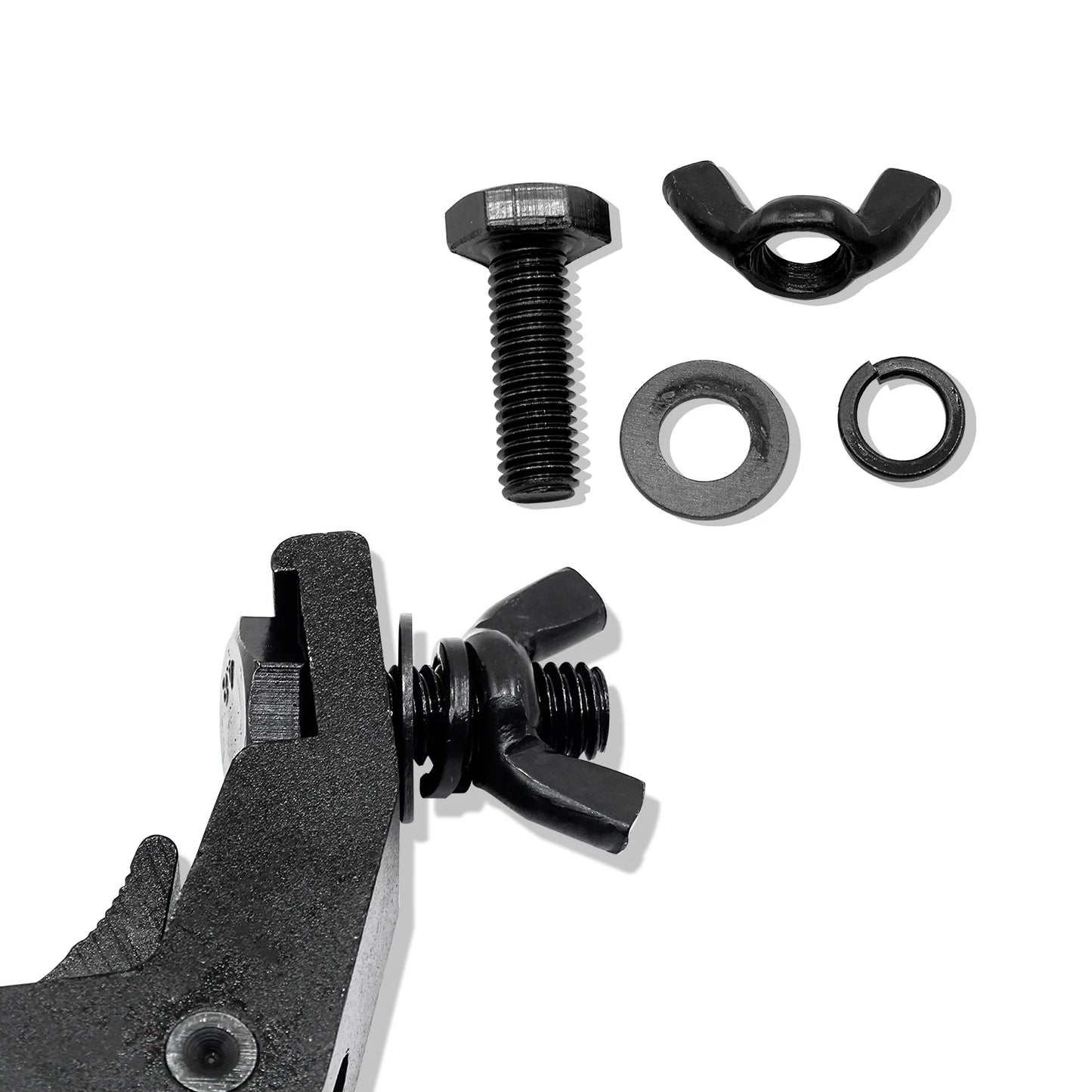 Heavy Duty Stage Light Hook 150kg Black 10 Pack
