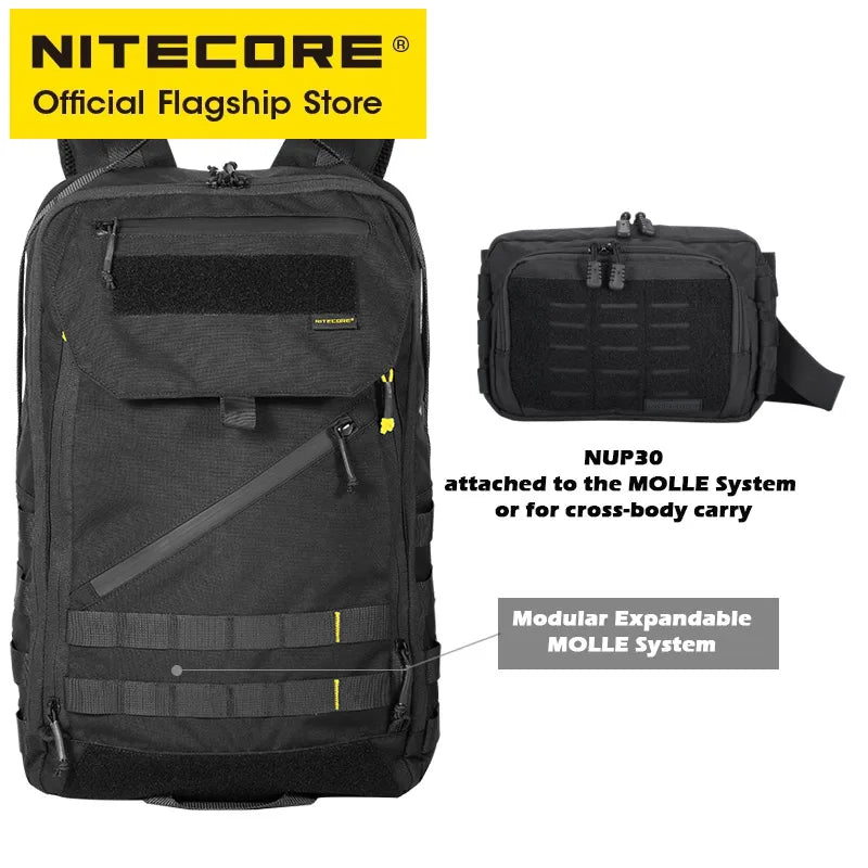 23L Heavy Duty Travel Backpack Molle System Laptop 15.6"