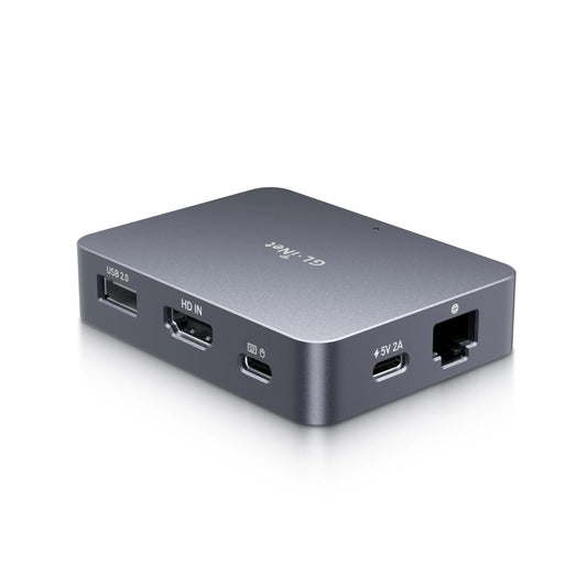 Portable 4K Remote Keyboard Video Mouse Control Unit