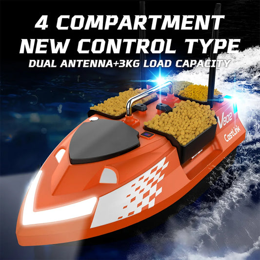 Portable Bait Boat Dual 18000mAh 500m Range