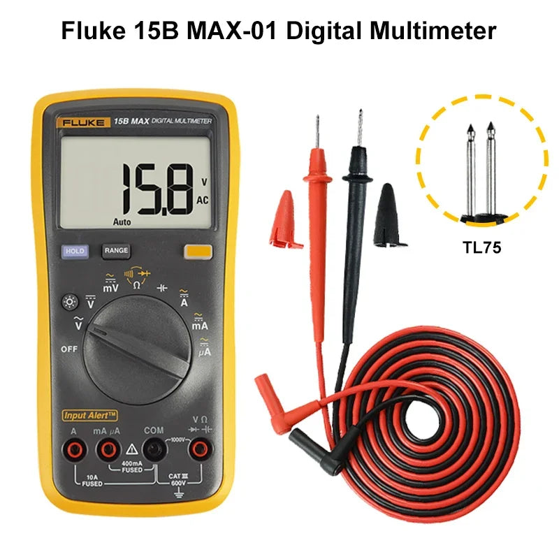 Compact Digital Multimeter with Backlit Display Feature