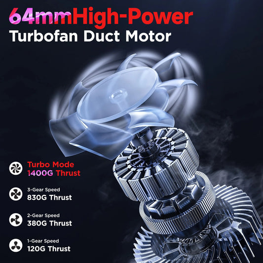 Portable 3000mAh Handheld Turbo Air Blower 750W