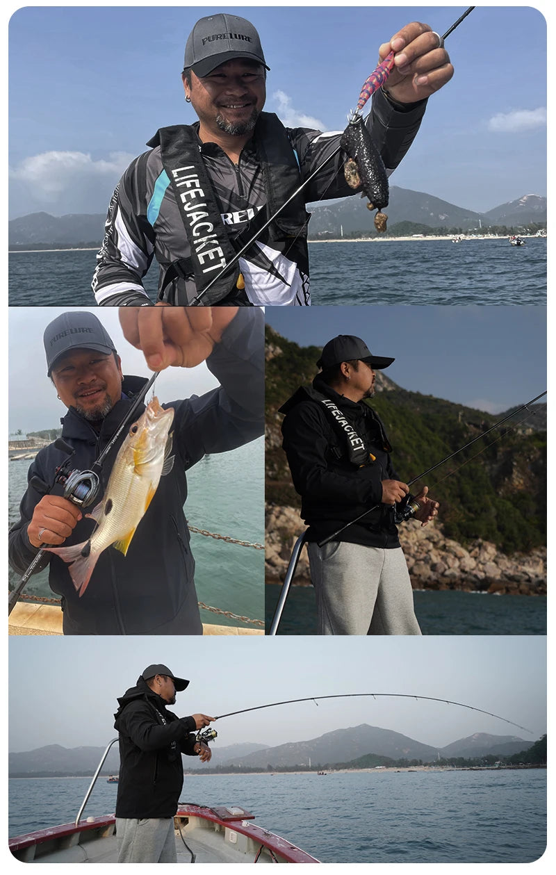 6ft Travel Fishing Rod 1.5-20g Soft Lure Spinning Rod