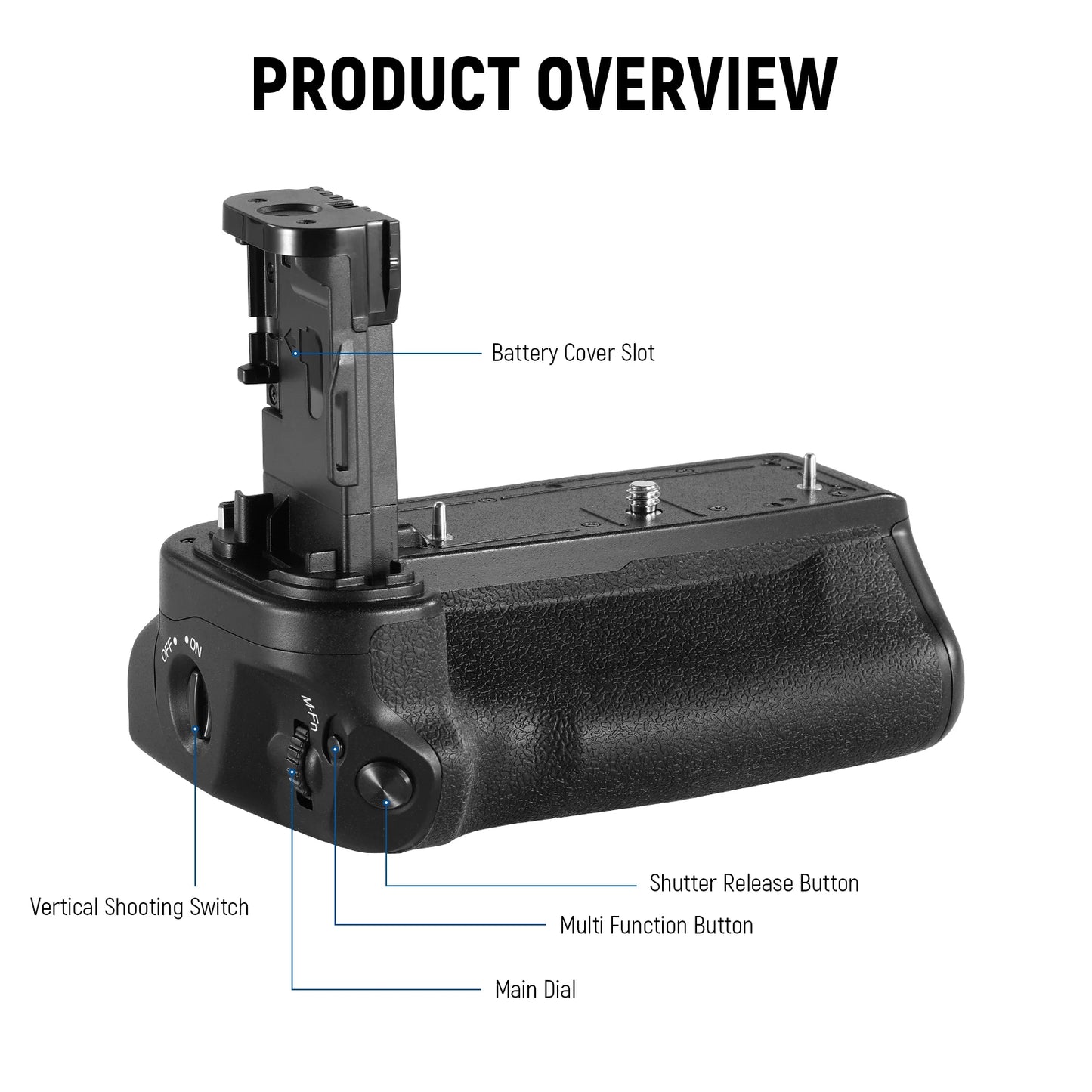 Professional Camera Grip Handle for Canon R5 R6 R6II