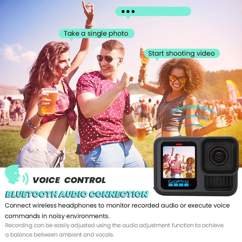 Compact GoPro HERO 13 5.3K 60fps Action & Vlog Camera
