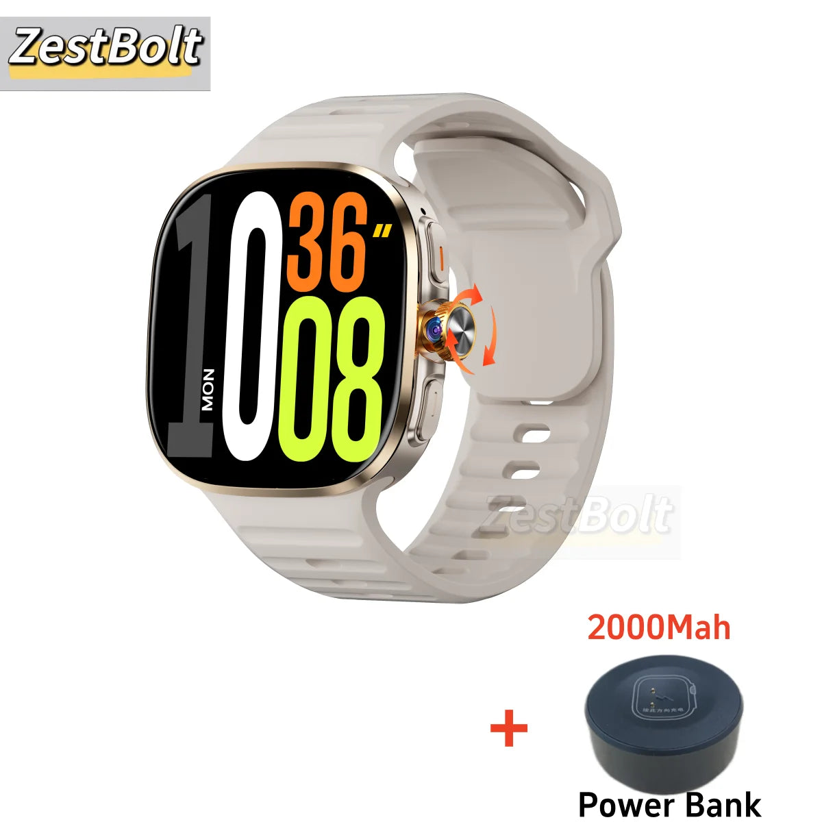 M99 Smartwatch 2in1 Power Bank with AMOLED Screen