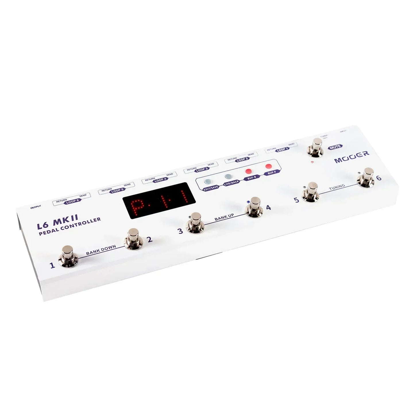 Programmable Guitar Pedal Controller with 6 Loops