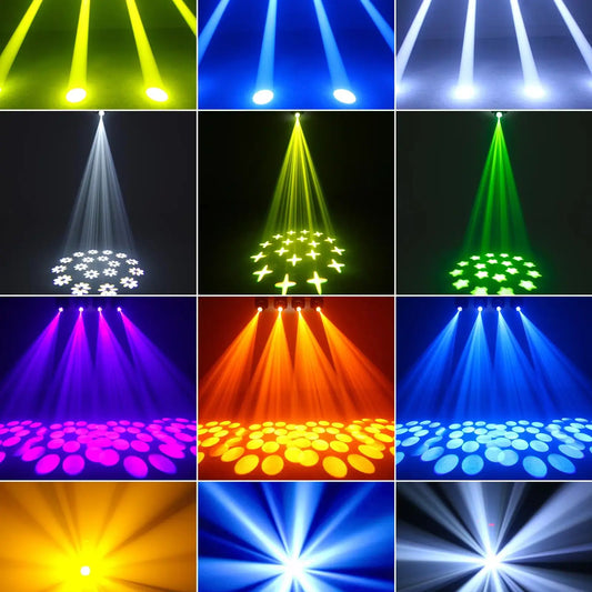 100W LED Moving Head Party Lights with DMX Gobo Effects