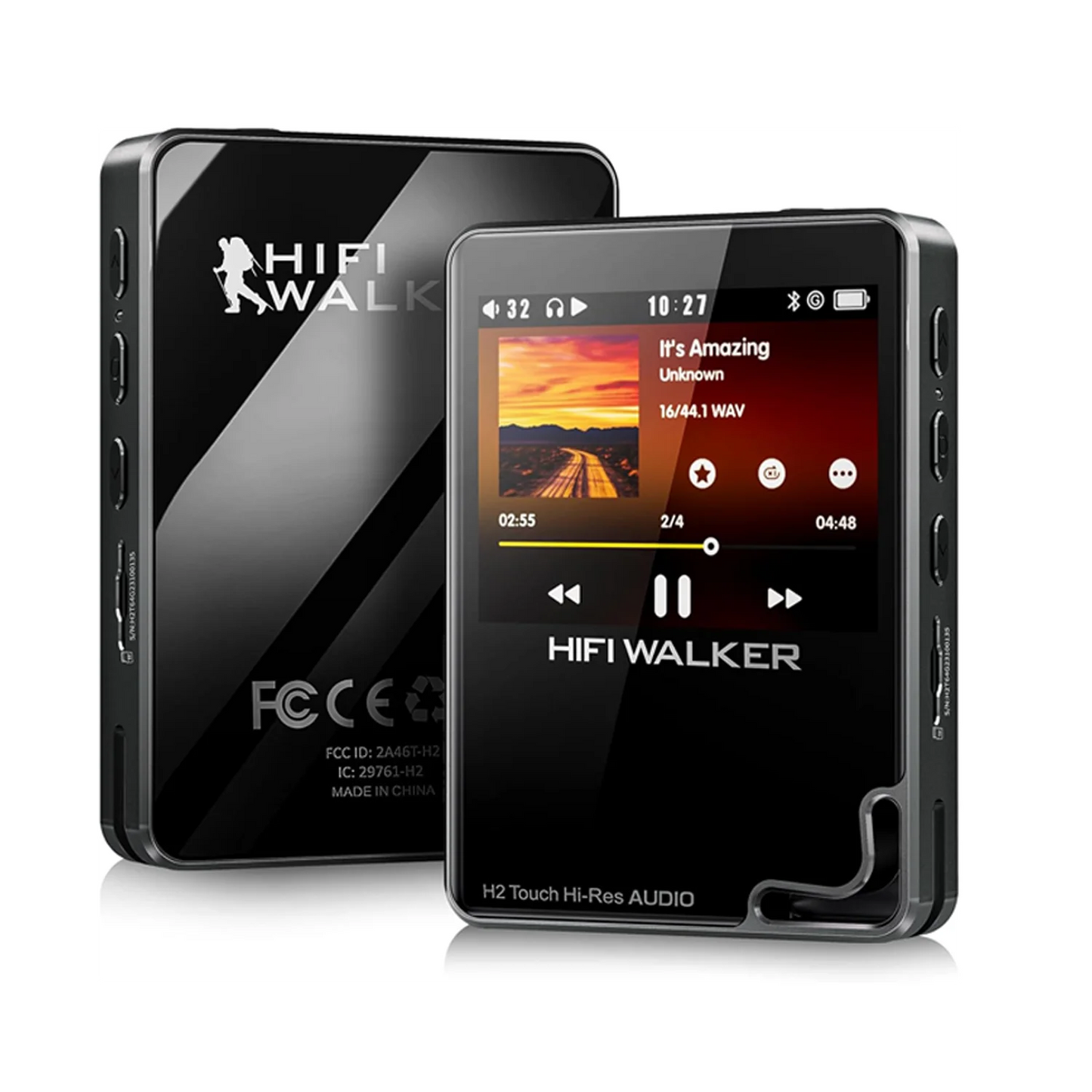 Portable Hi-Res MP3 Player 128GB Bluetooth 5.2