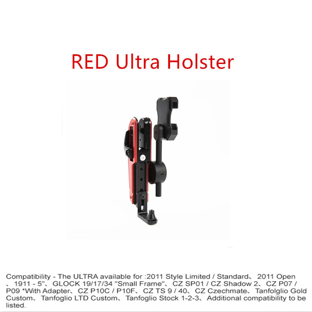 Sport Shooting Holster Adjustable Aluminum Belt Holster Competition Use