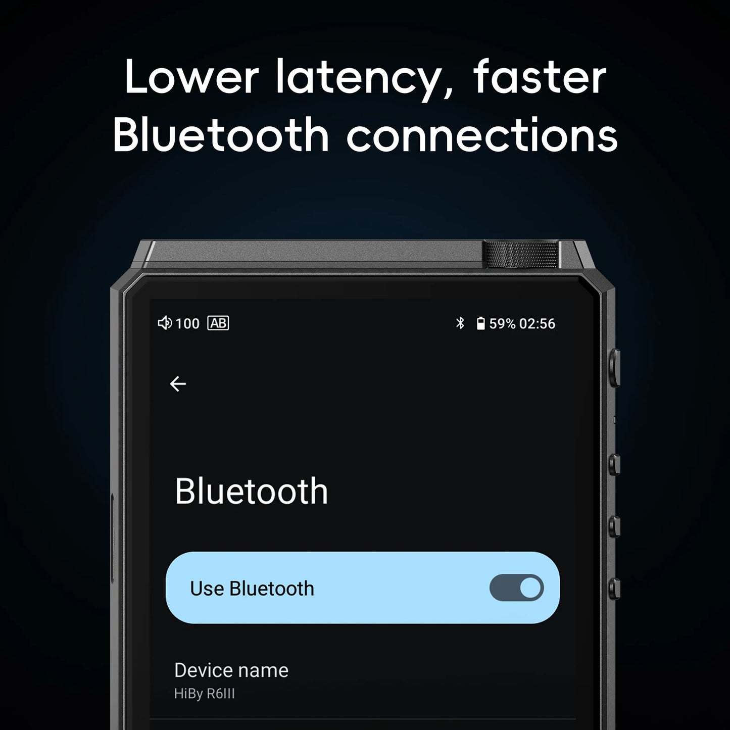 Portable Silver HIFI Music Player WiFi Bluetooth 5.0