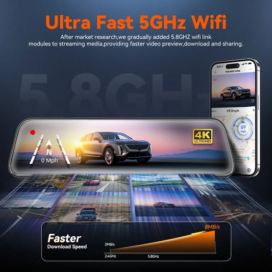 G930 Car DVR Front/Rear Camera with HW Kit
