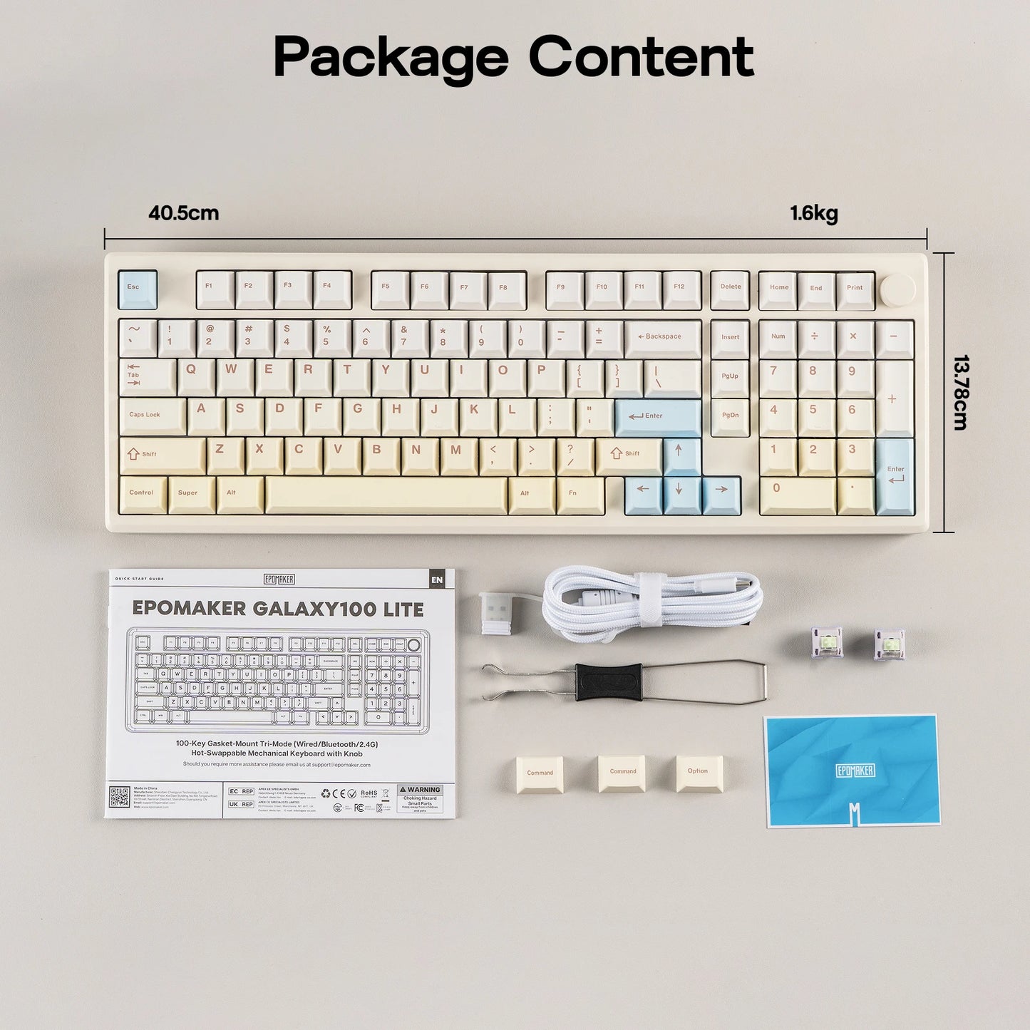 Yellow Wisteria V2 96% ANSI Mechanical Keyboard Wired & BT