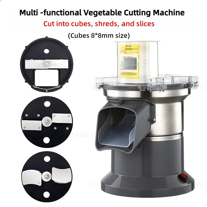 Heavy Duty 3in1 Food Cutter Slicer Dicer Machine