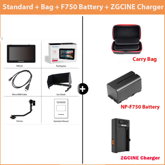 NP750 6 Inch On Camera DSLR Field Monitor