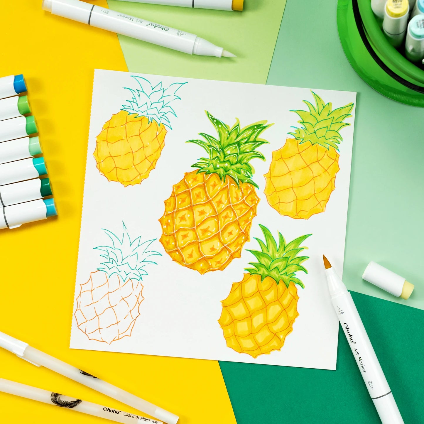 104 Colors Alcohol Art Marker Set Dual Tip