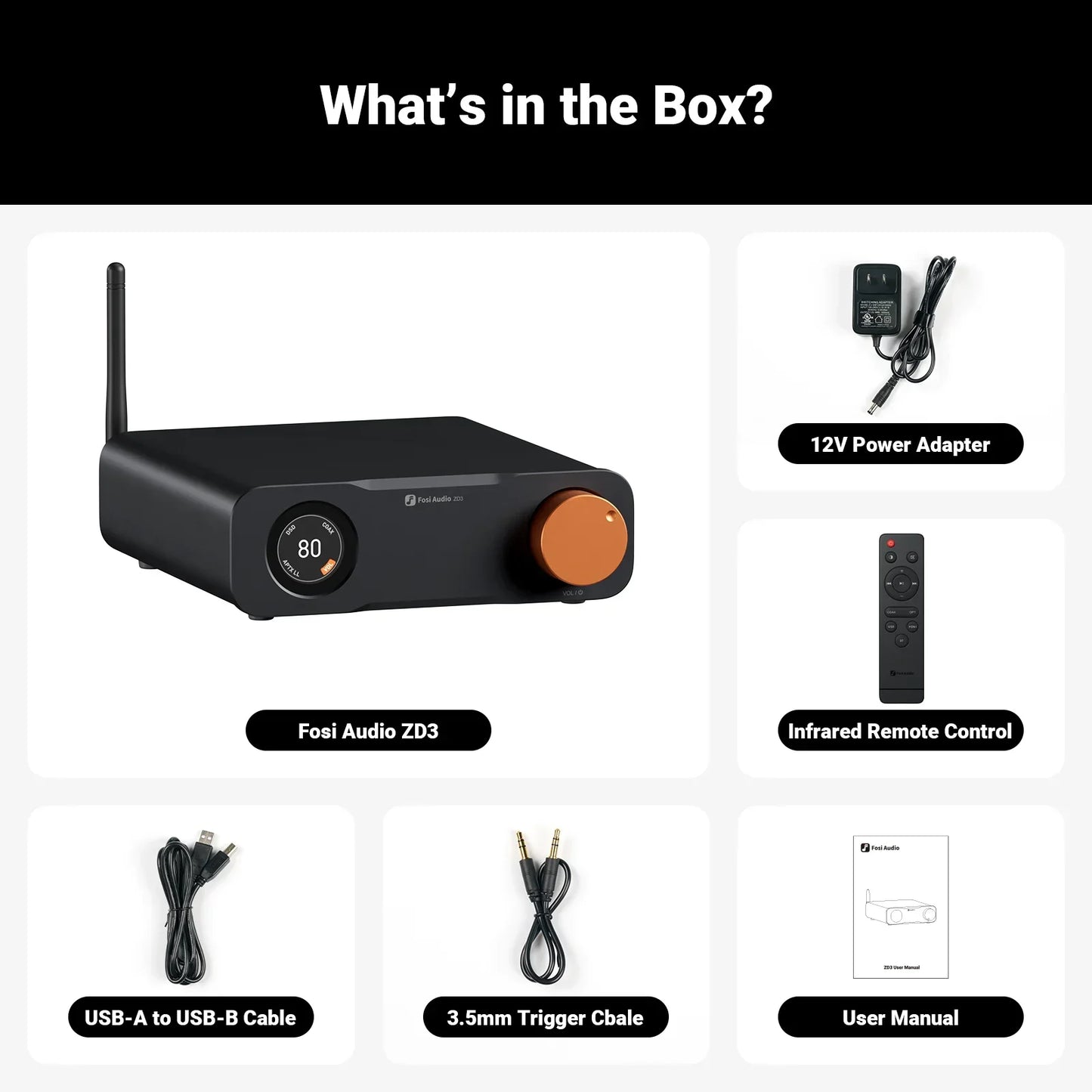 Bluetooth USB DAC Digital Audio Decoder with 12V Power Supply