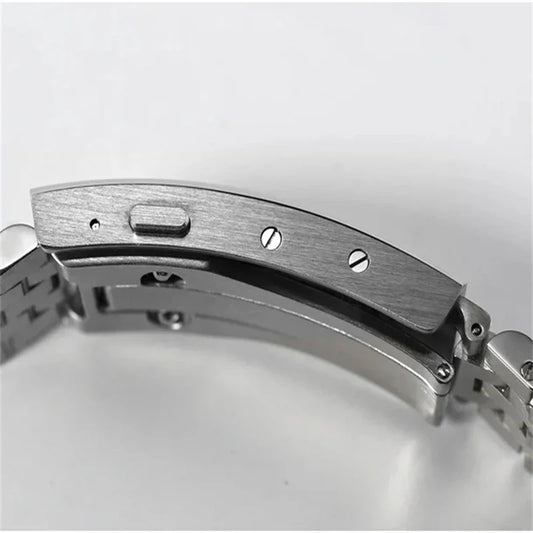 Heavy Duty Watch Band Steel Bracelet with Adjustable Clasp