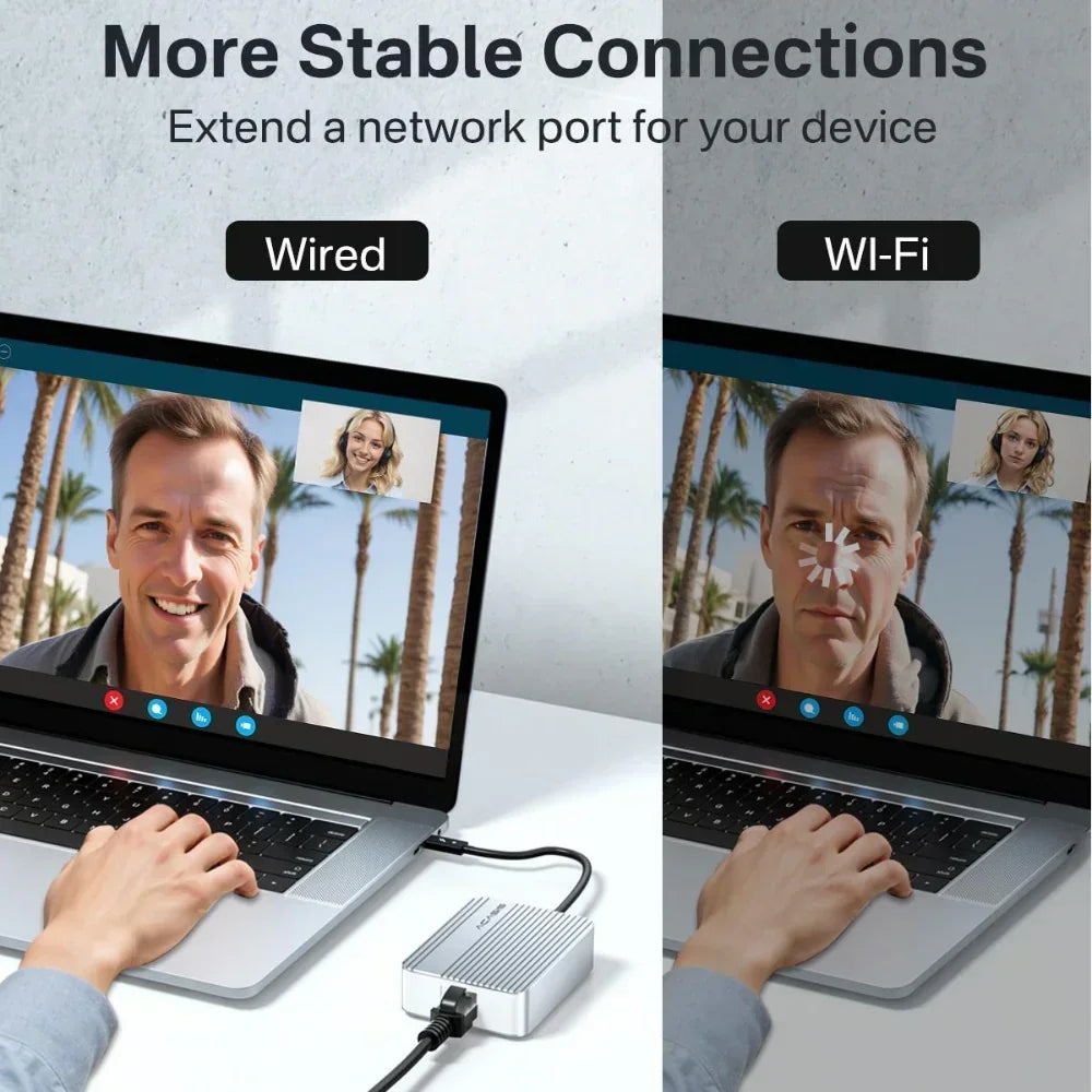 10Gbps USB-C to RJ45 Ethernet Adapter