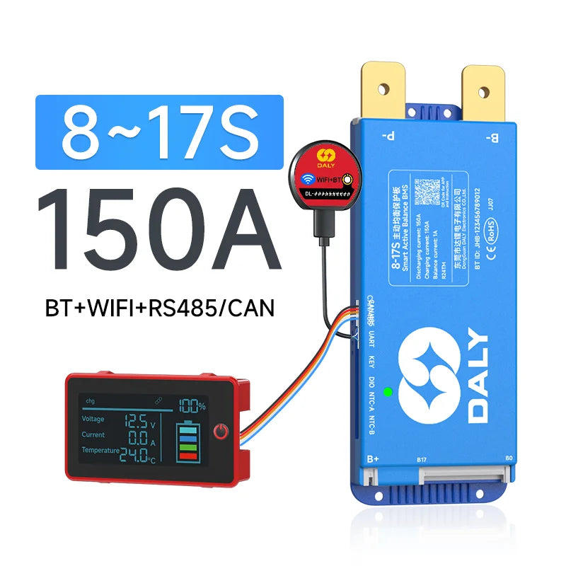 150A Smart 8-17S Battery Management System