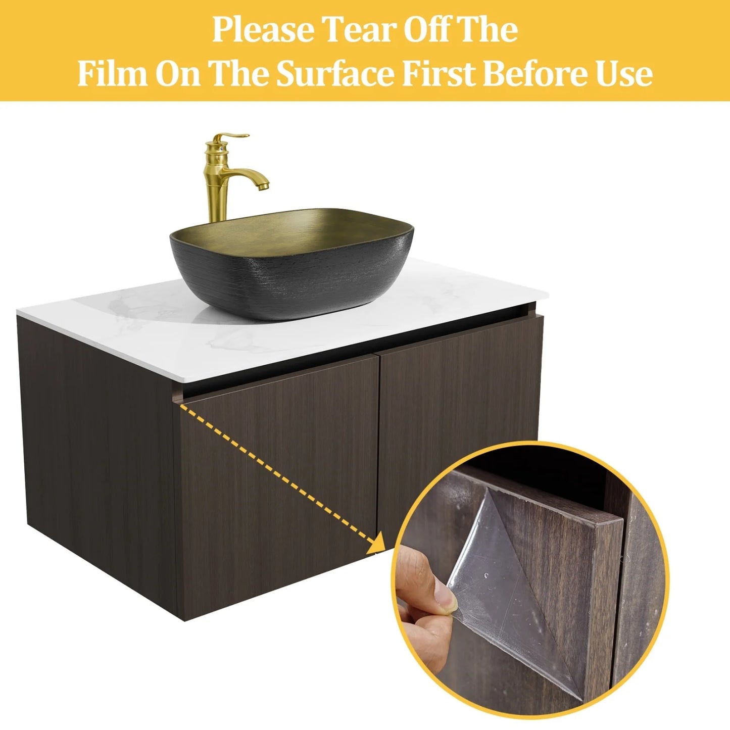 100cm Floating Bathroom Vanity with Basin and Cabinet