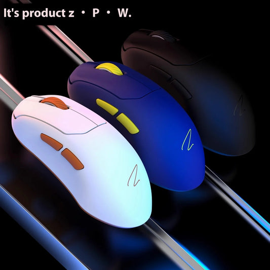 Ergonomic Blue Wireless Mouse 3 Adjustable Modes