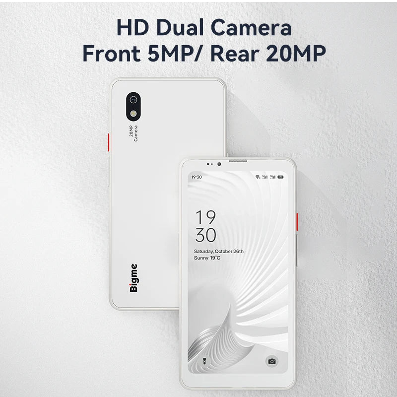 Smart E-Ink Ebook Reader 300PPI Dual Cam NFC White