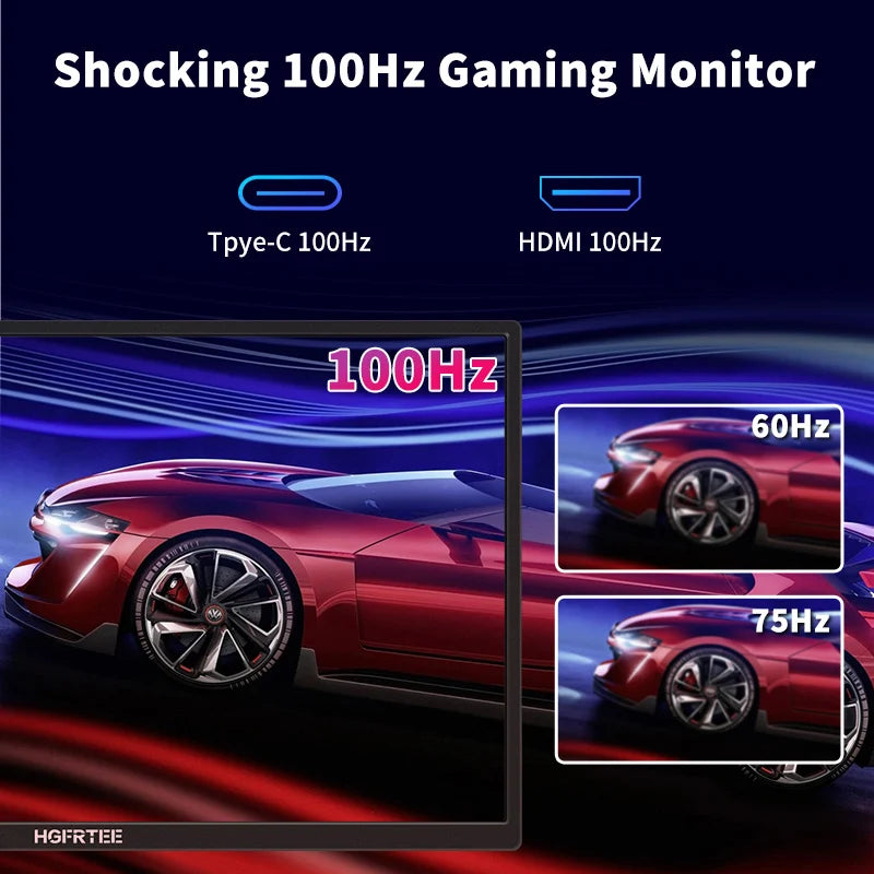 18.5" Portable Monitor with 100Hz HDR IPS Display