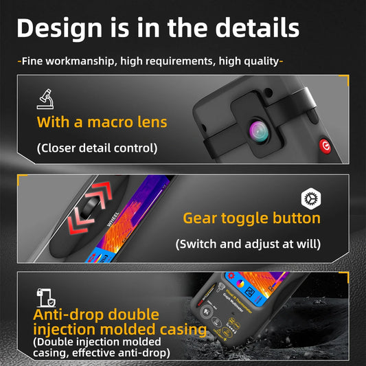 Portable SH7 Thermal Camera Multimeter for Electrical and HVAC Use