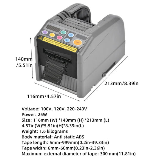 Automatic Tape Dispenser Electric Cutting Machine