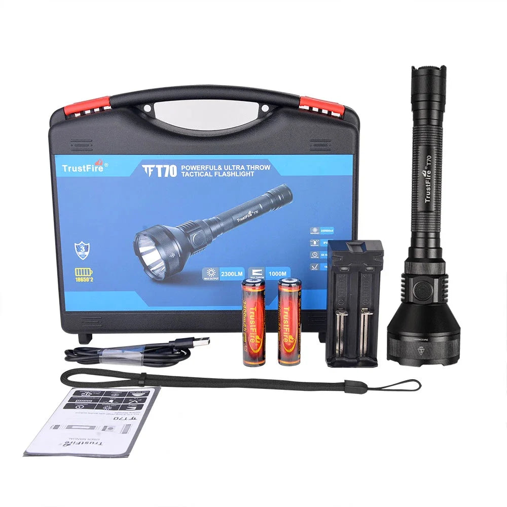 Rechargeable LED Hunting Torch with Battery 2300 Lumen
