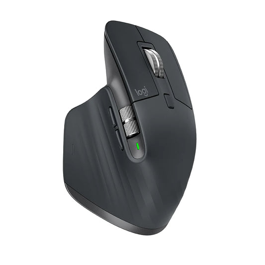 Ergonomic Black MX Master 3S Bluetooth Office Mouse