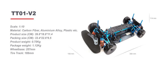 Heavy Duty RC Chassis Carbon Alloy Frame