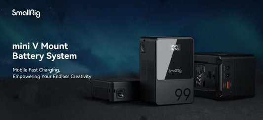 Mini V-Mount Battery VB155 Portable Camera Battery OLED Display USB-C