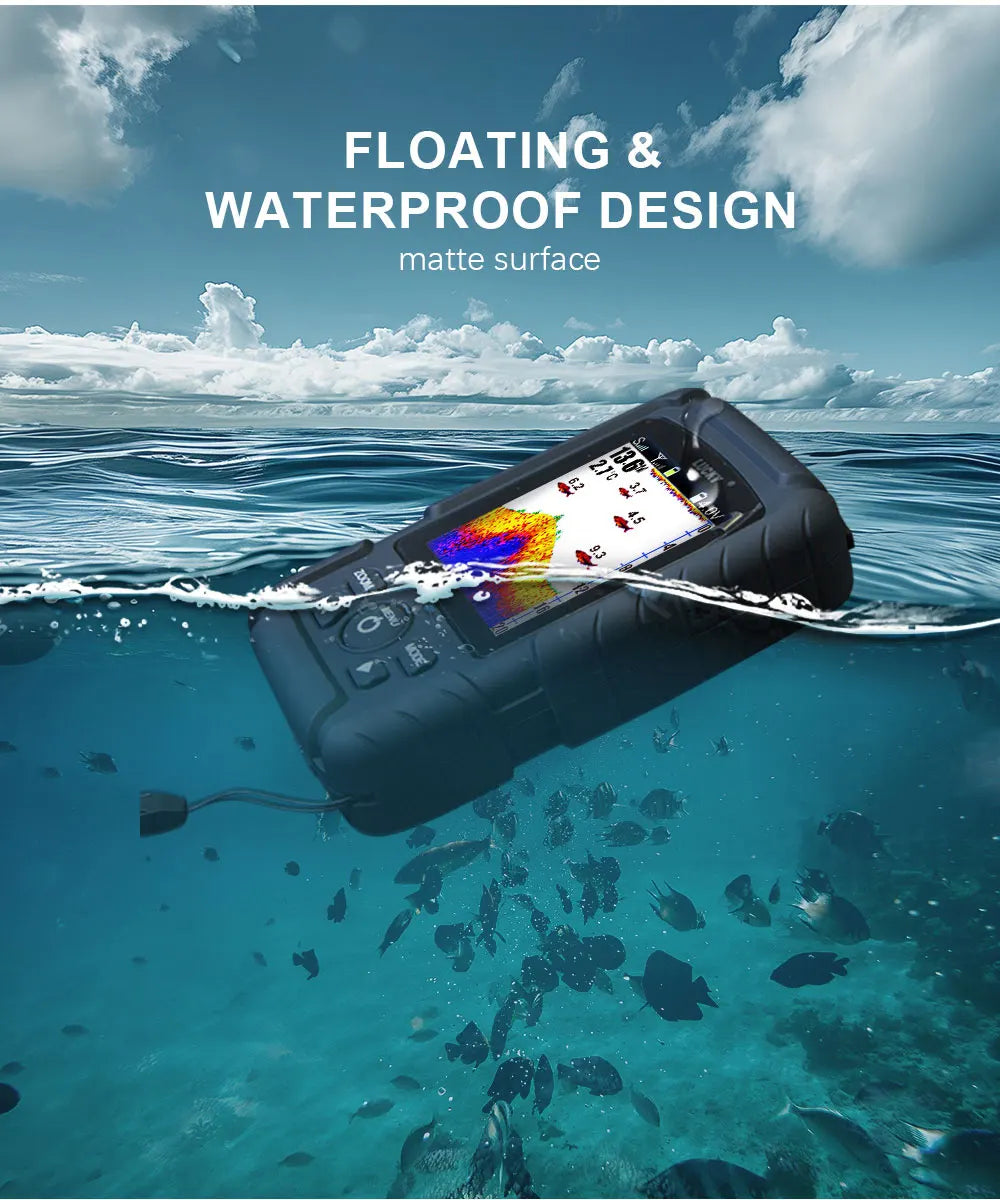 Wireless Portable Fish Finder with 45m Depth Capability
