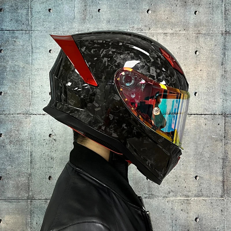 Lightweight Full Face Motorbike Helmet Size XL