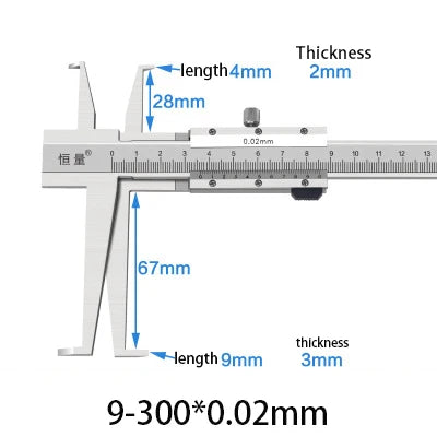 Heavy Duty 0-300mm Electronic Internal Hole Vernier Caliper