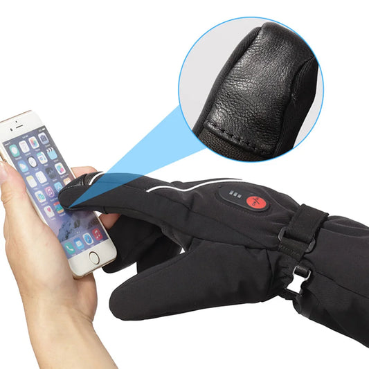 Electric Heated Gloves Winter Warm Ski Snowboard Gloves