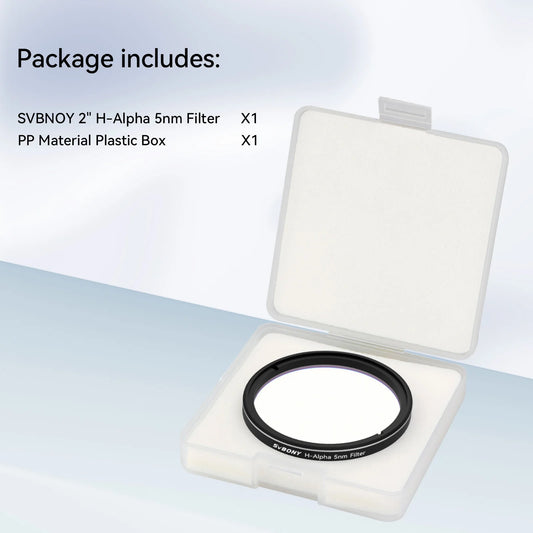 H Alpha 5nm Narrowband Telescope Filter for Astrophotography