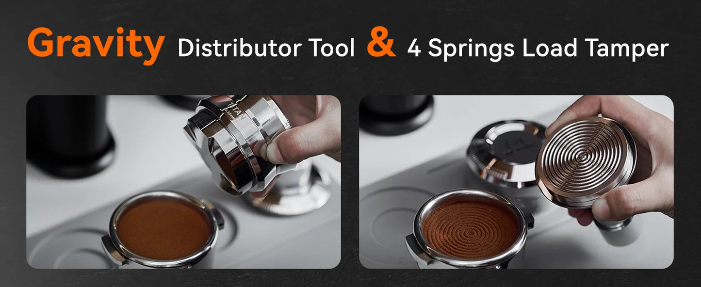 51mm Gravity Adaptive Espresso Tamper Stainless Steel