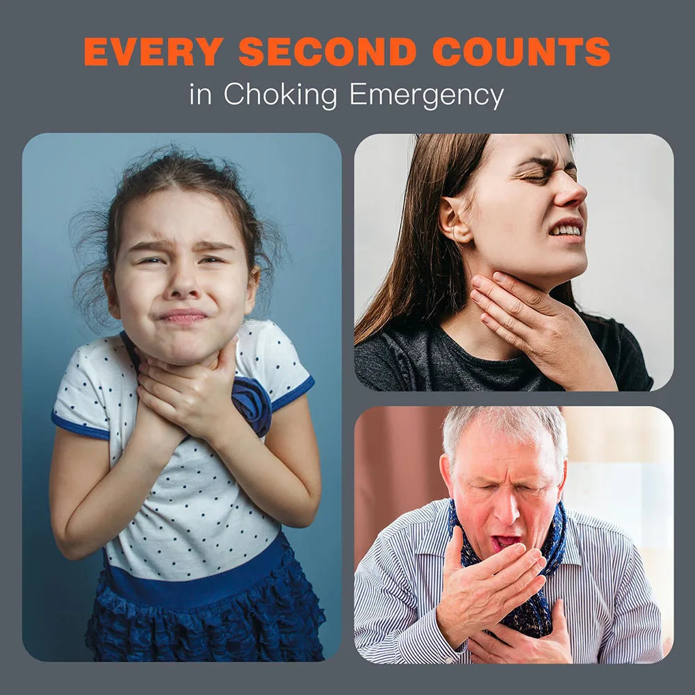 Portable Anti-Choking Rescue Device with 3 Mask Sizes