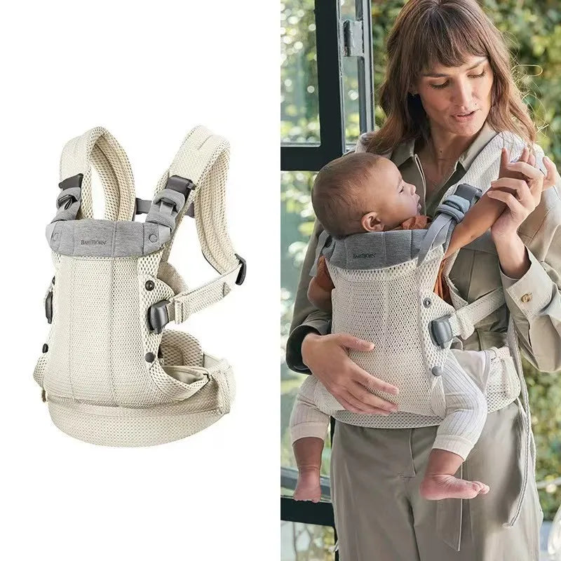 3in1 Ergonomic Baby Carrier Beige Newborn to Toddler